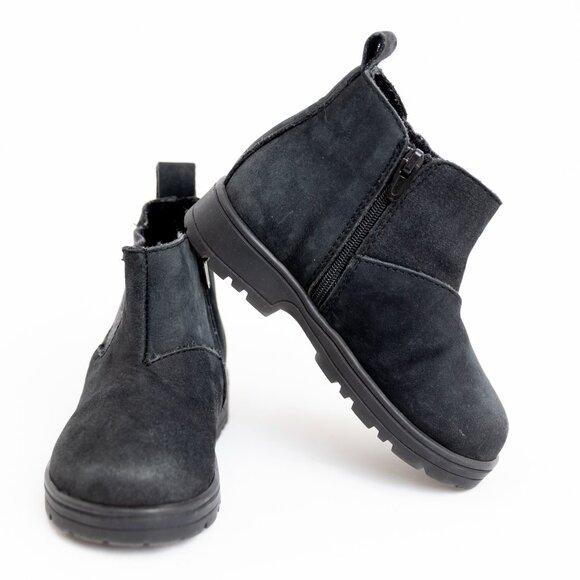 Zara Toddler Boys Black Boots - Picture 3 of 3